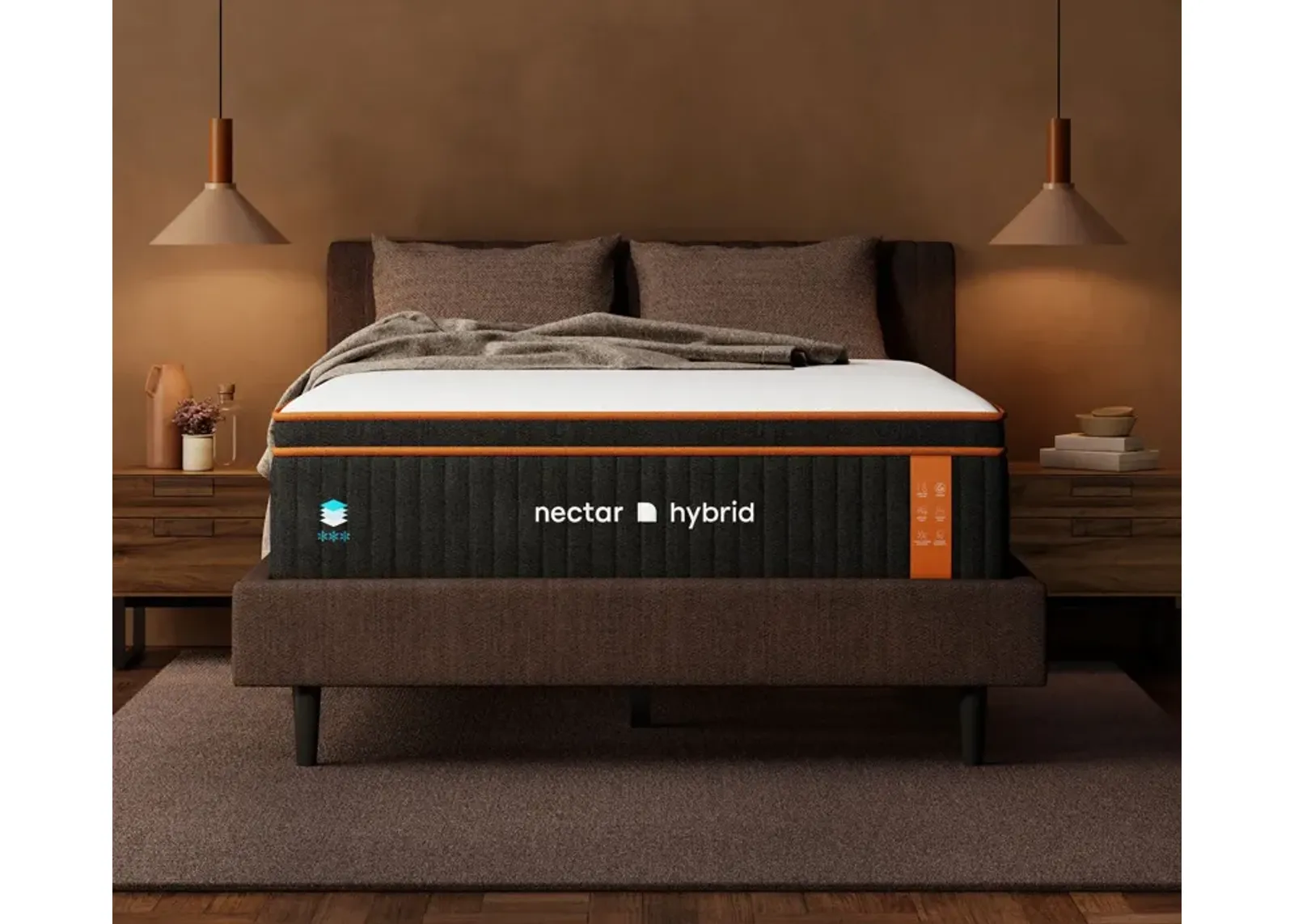 Bed in a Box Nectar Premier Copper Hybrid Mattress - King