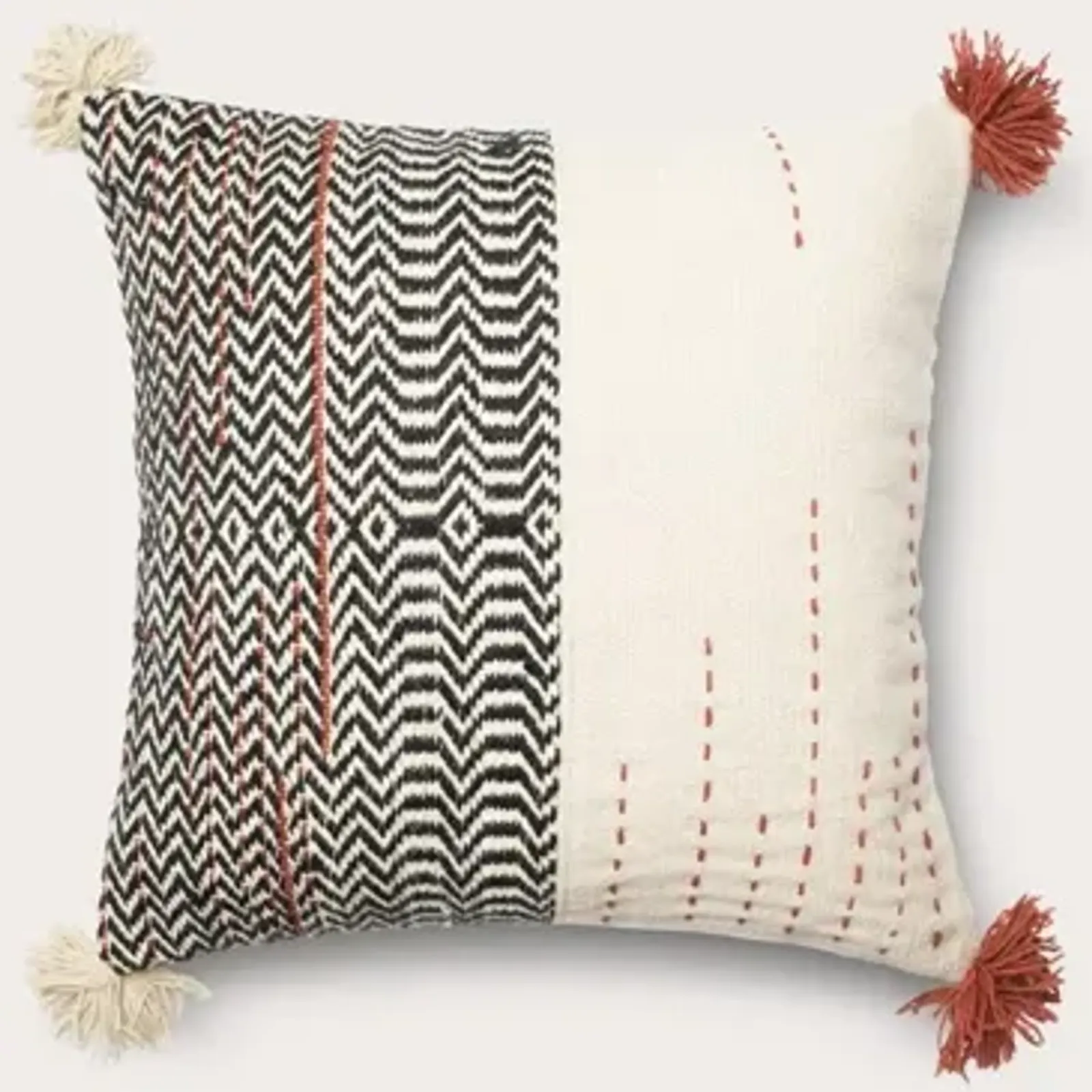 Loloi Woven Wool Throw Pillow Set of 2