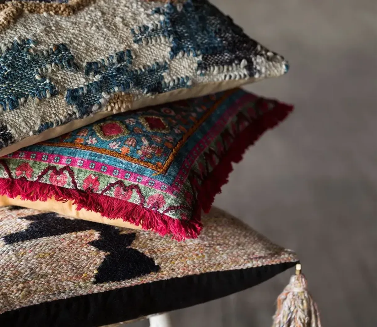 Loloi Southwestern Jute Throw Pillow Set of 2