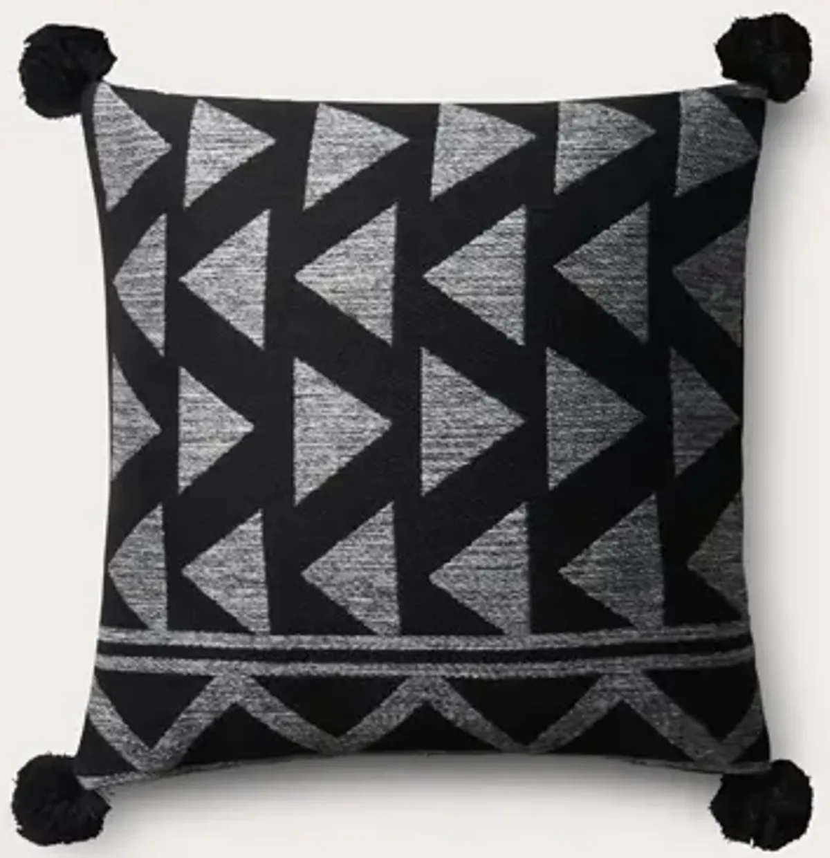 Loloi Geometric Black Throw Pillow Set of 2