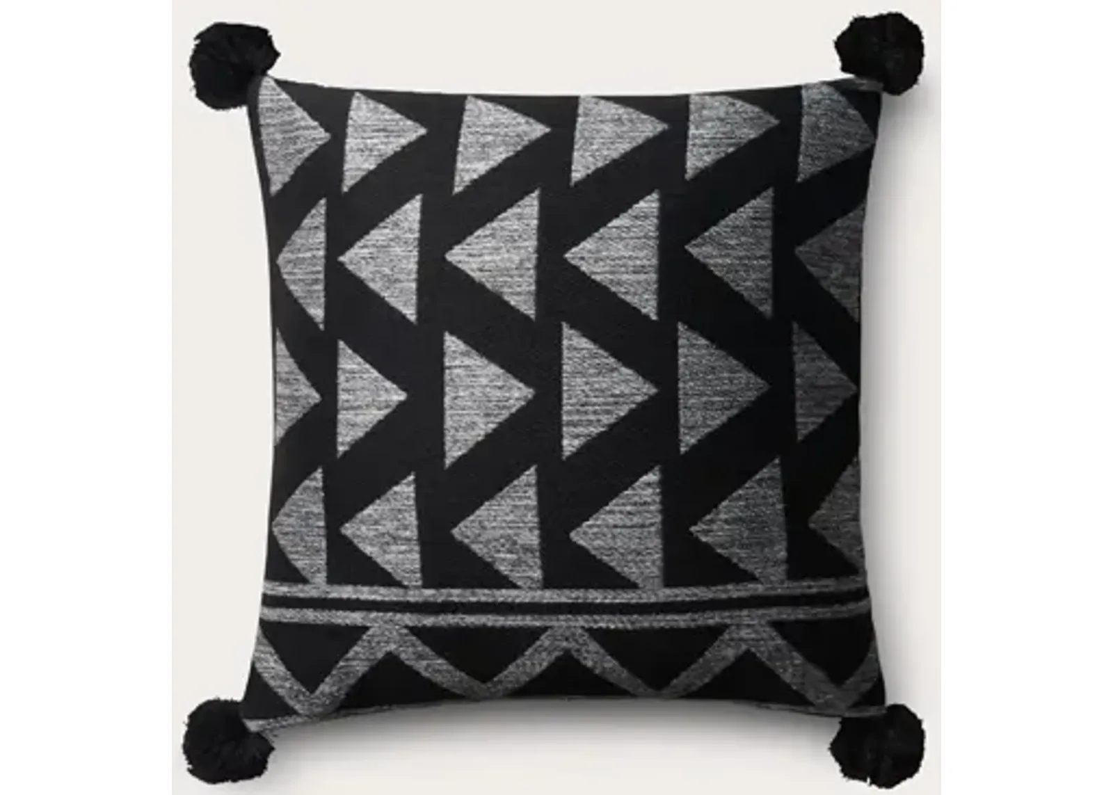 Loloi Geometric Black Throw Pillow Set of 2