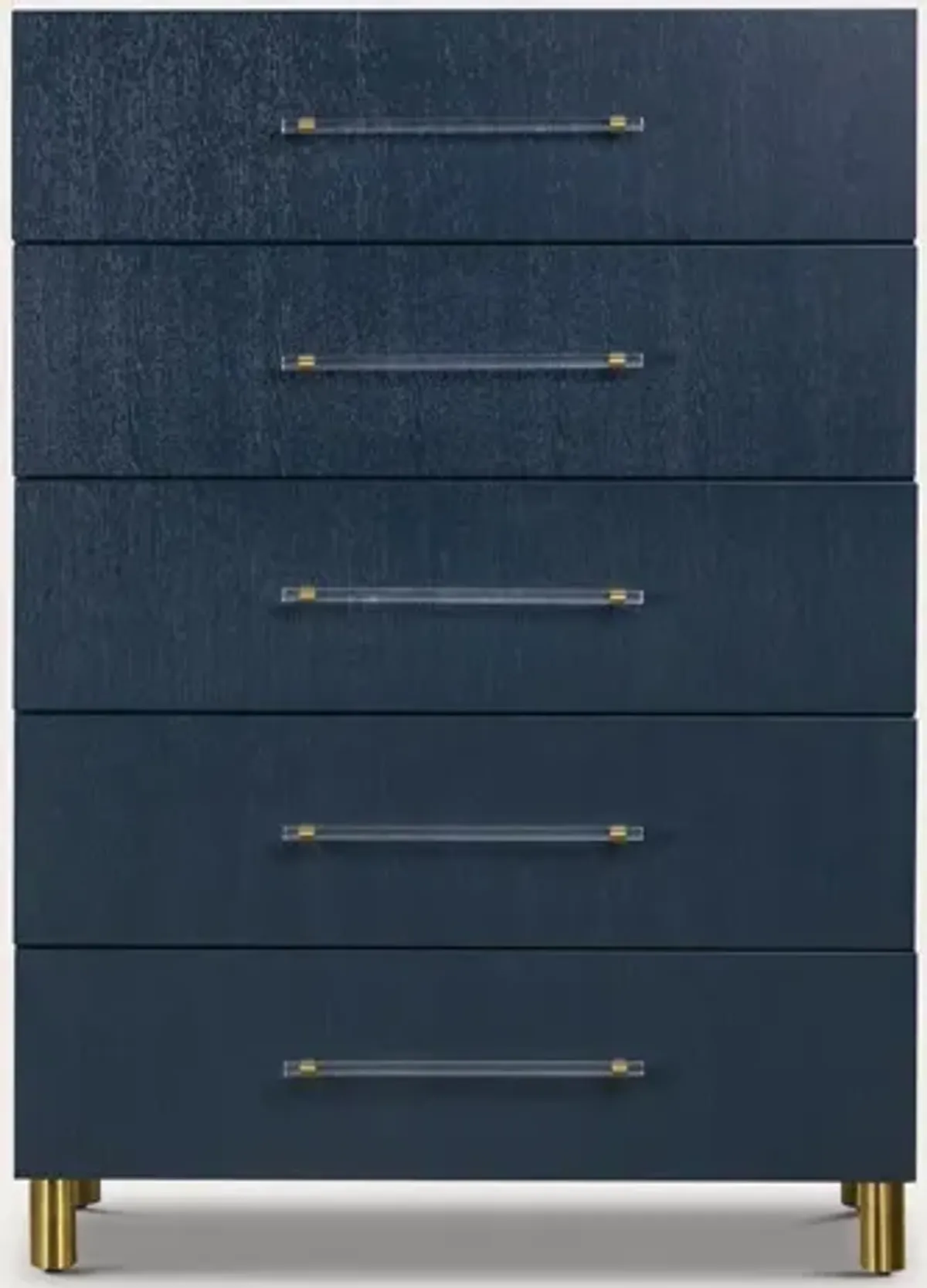 Modus Furniture Argento Oak 5-Drawer Chest - Misty Grey