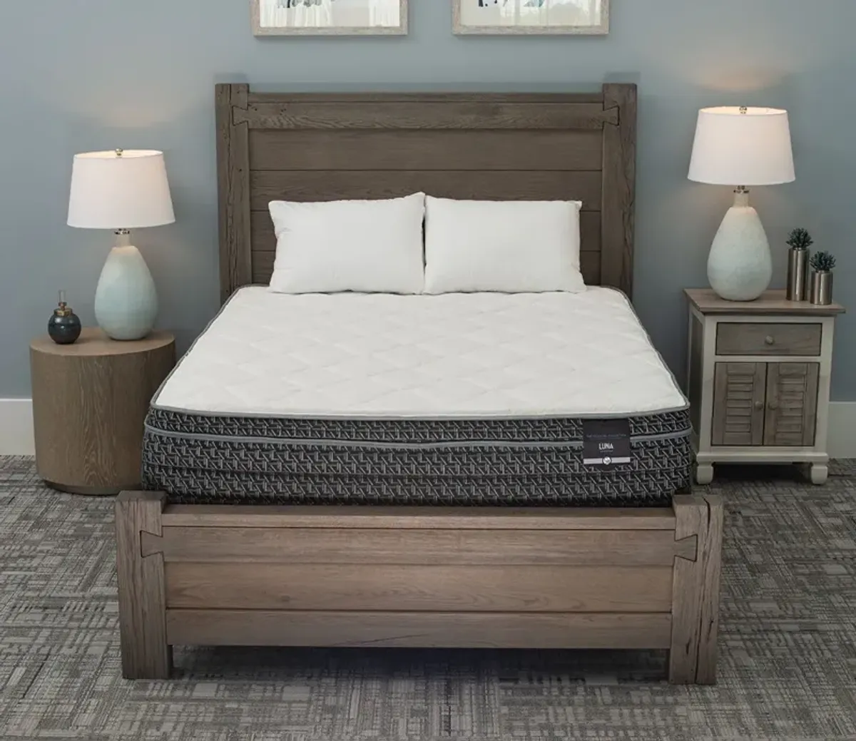 City Mattress Celestial Luna Euro Pillow Top Innerspring Mattress - Twin