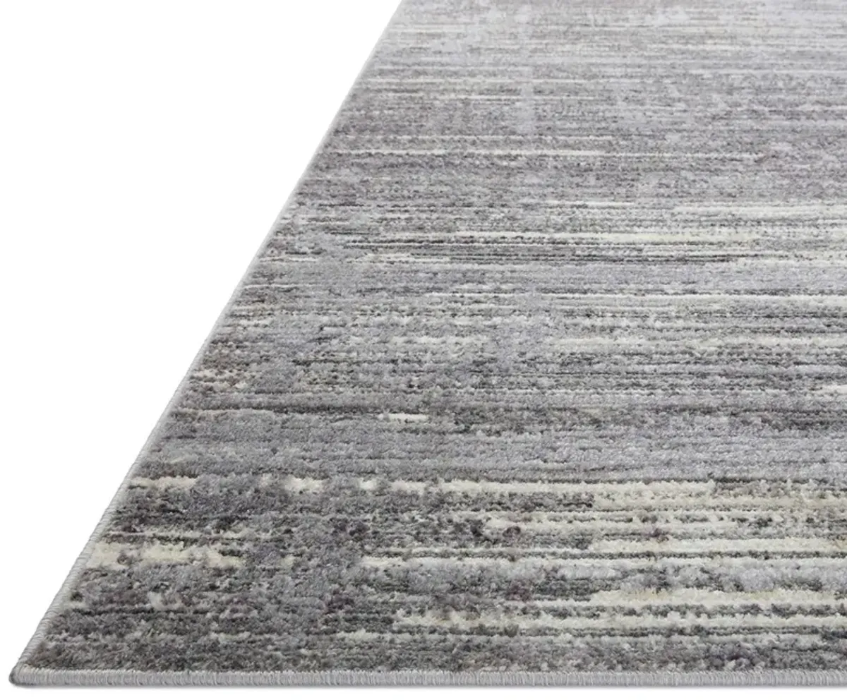 Loloi Arden Grey Ivory Area Rug - 5' x 8'