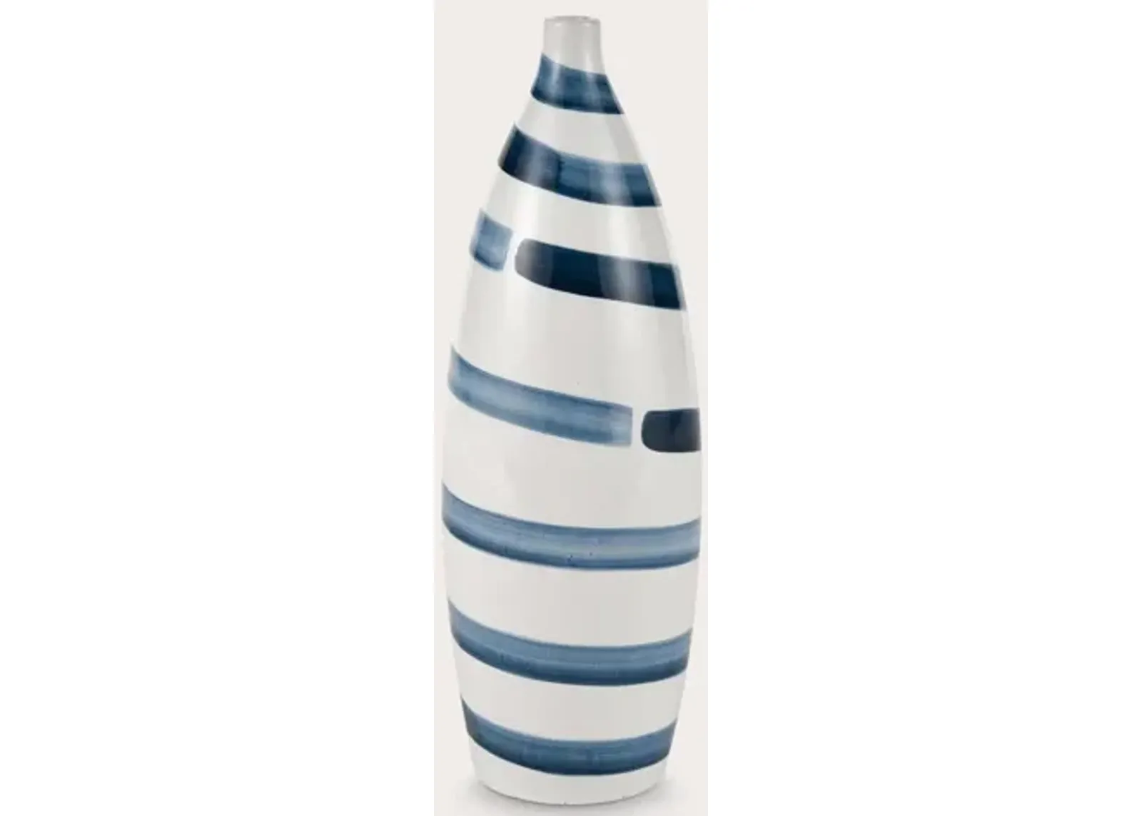 Elk Home Indaal Blue Stripe Vase - Small