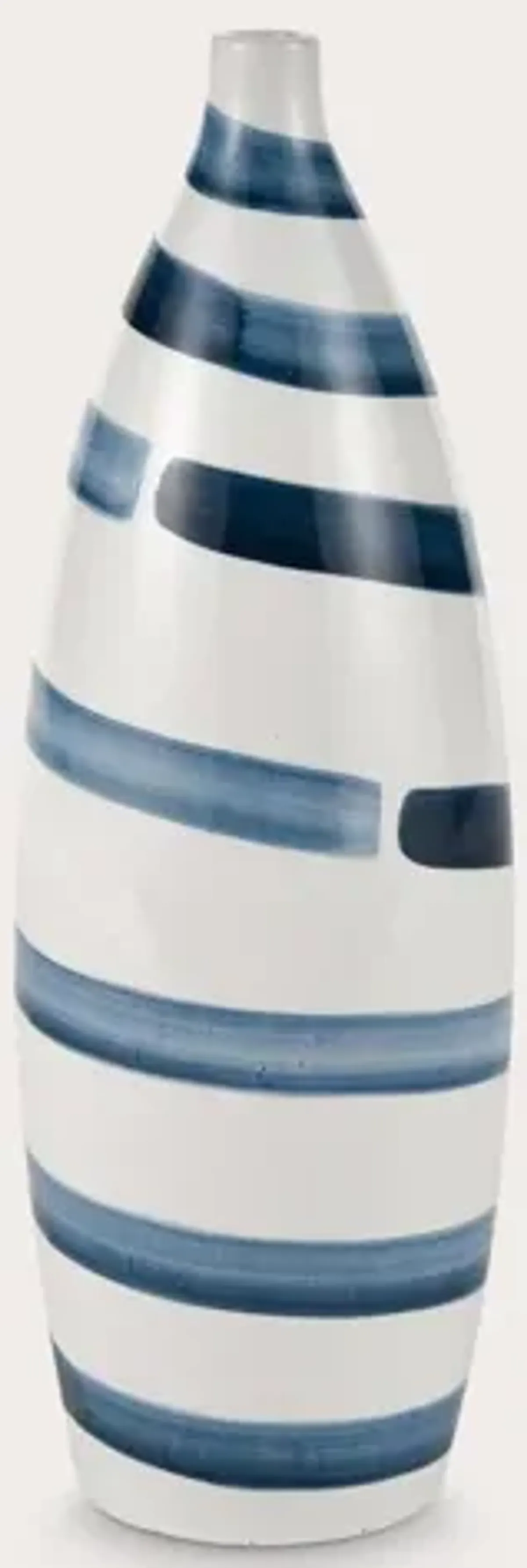 Elk Home Indaal Blue Stripe Vase - Large