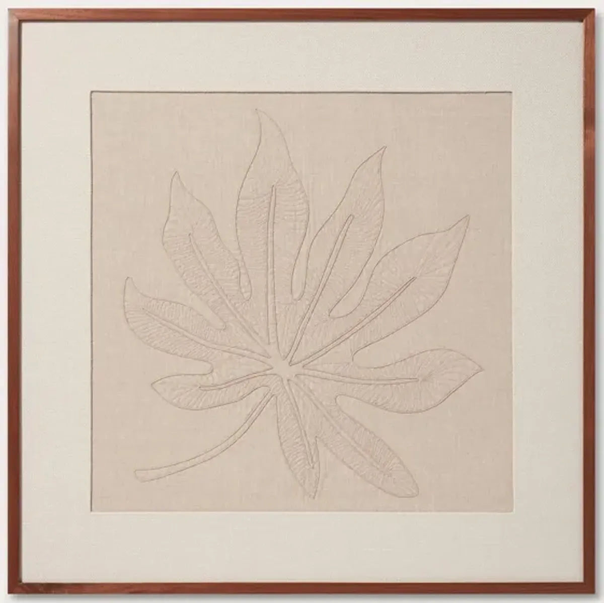 Loloi Schefflera Framed Wall Art - 20'' x 20''