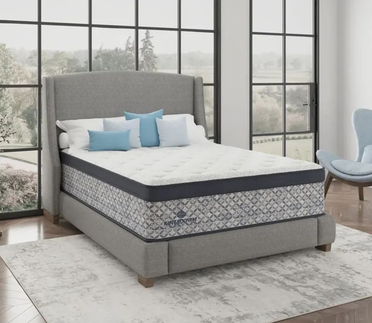 Kingsdown Nuovo Plush Euro Top Innerspring Mattress - Twin