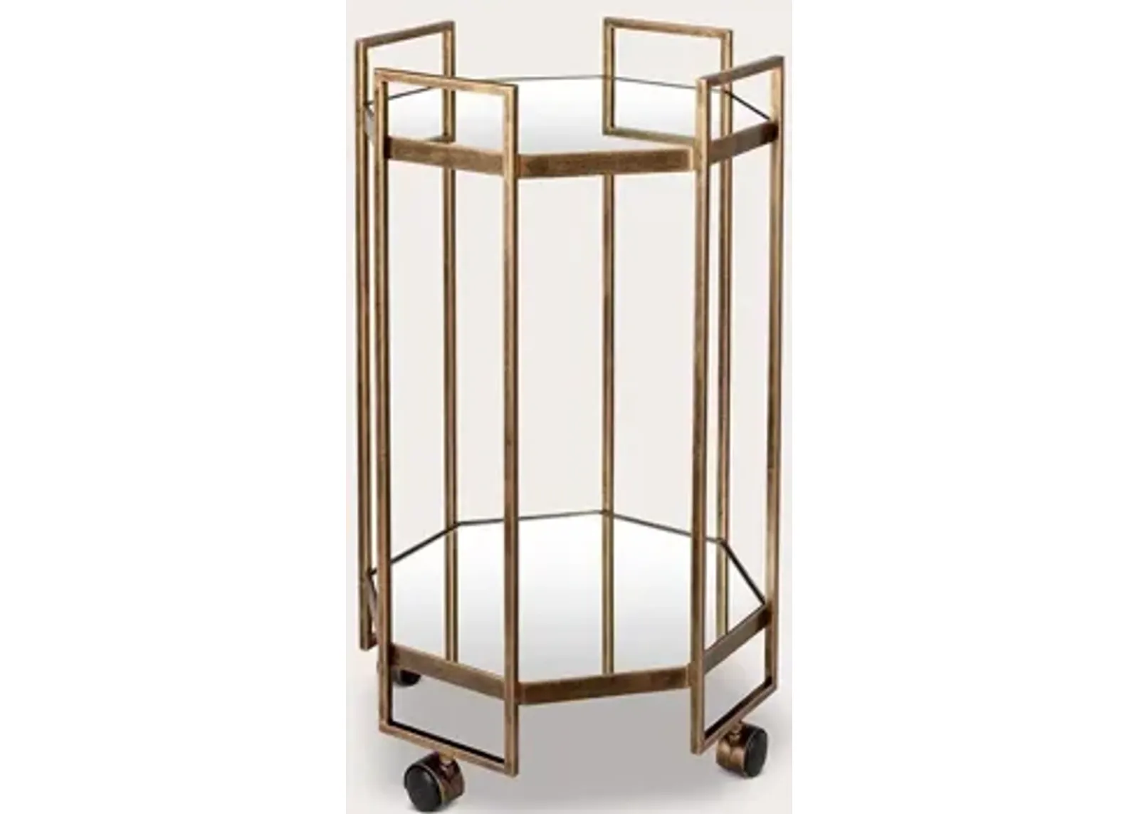 Surya Octagon Bar Cart