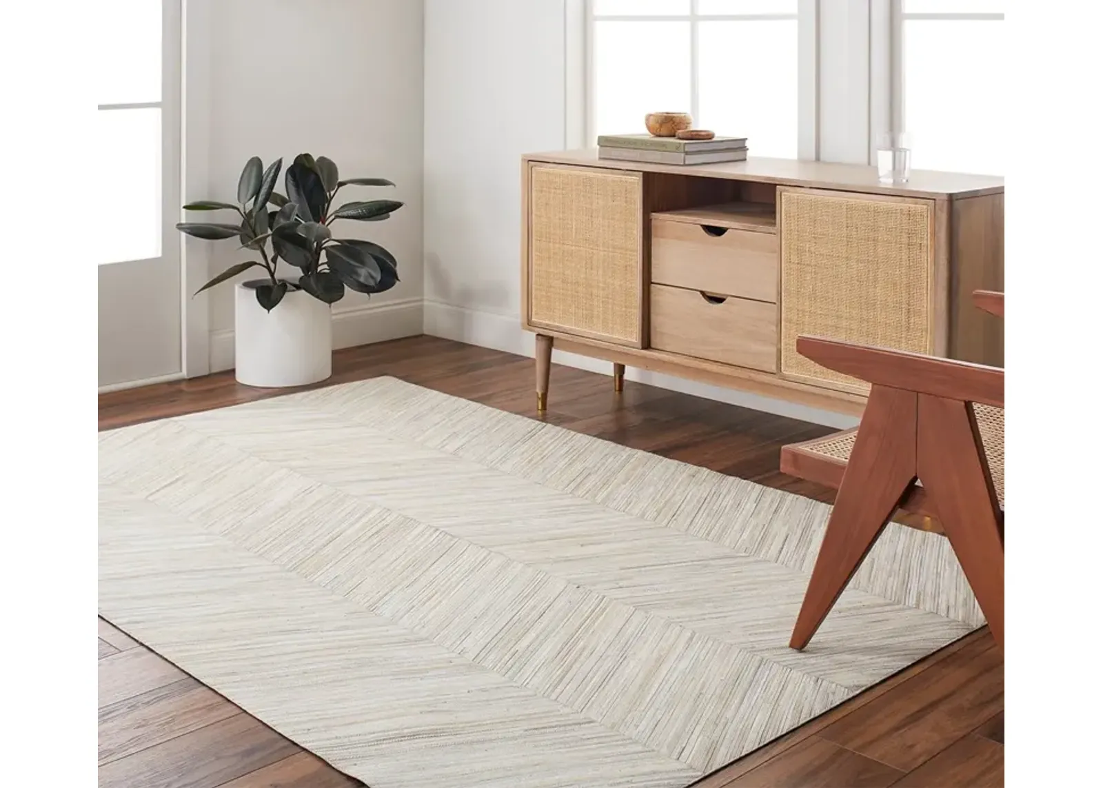 Surya Zander Hair on Hide Area Rug