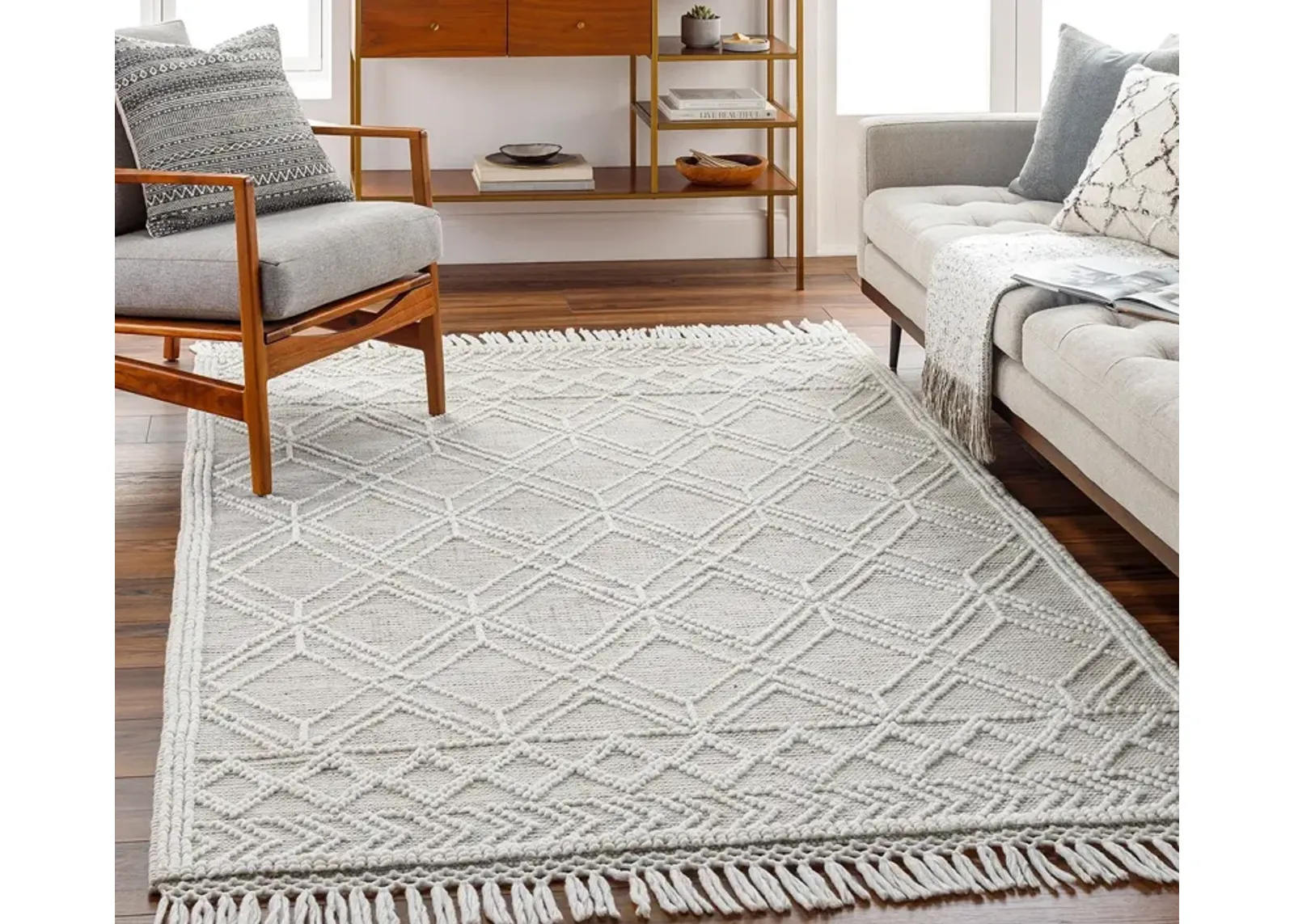 Surya Fleur Hand Woven Area Rug