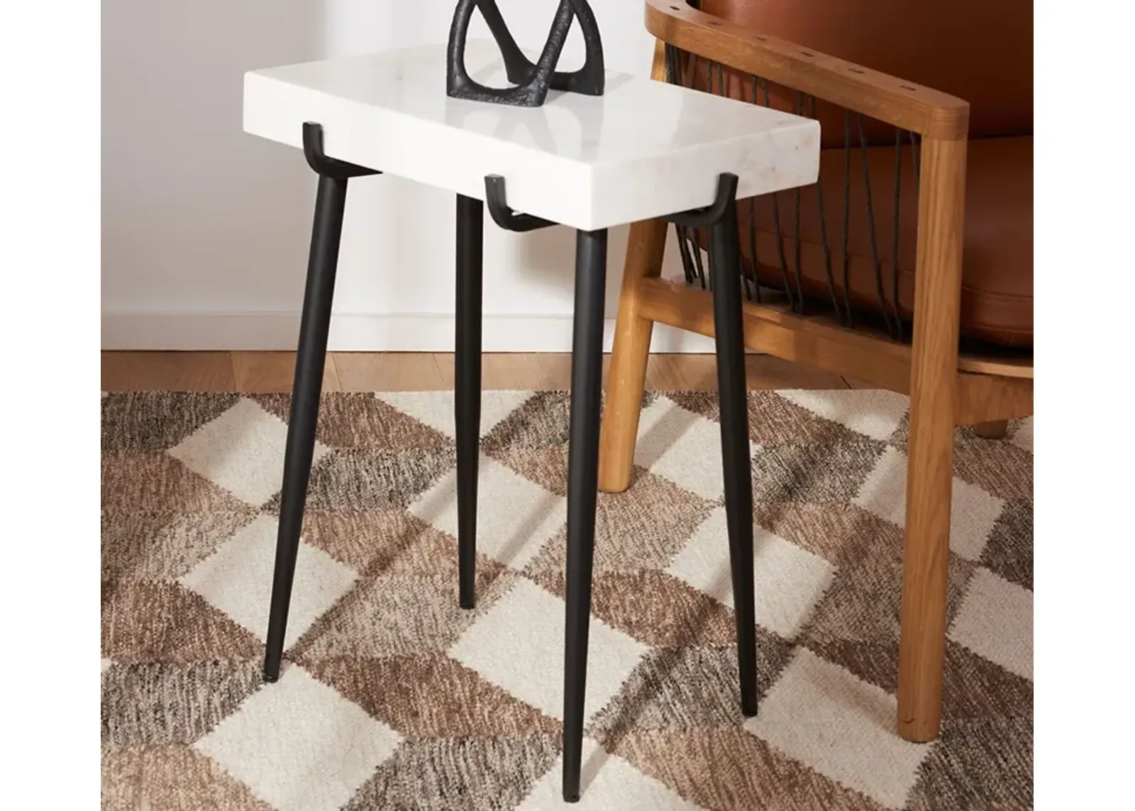 Safavieh Yuki Stone Top Accent Table