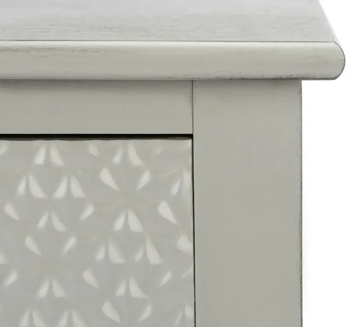 Safavieh Halton 1-Drawer Accent Table - Distressed Grey