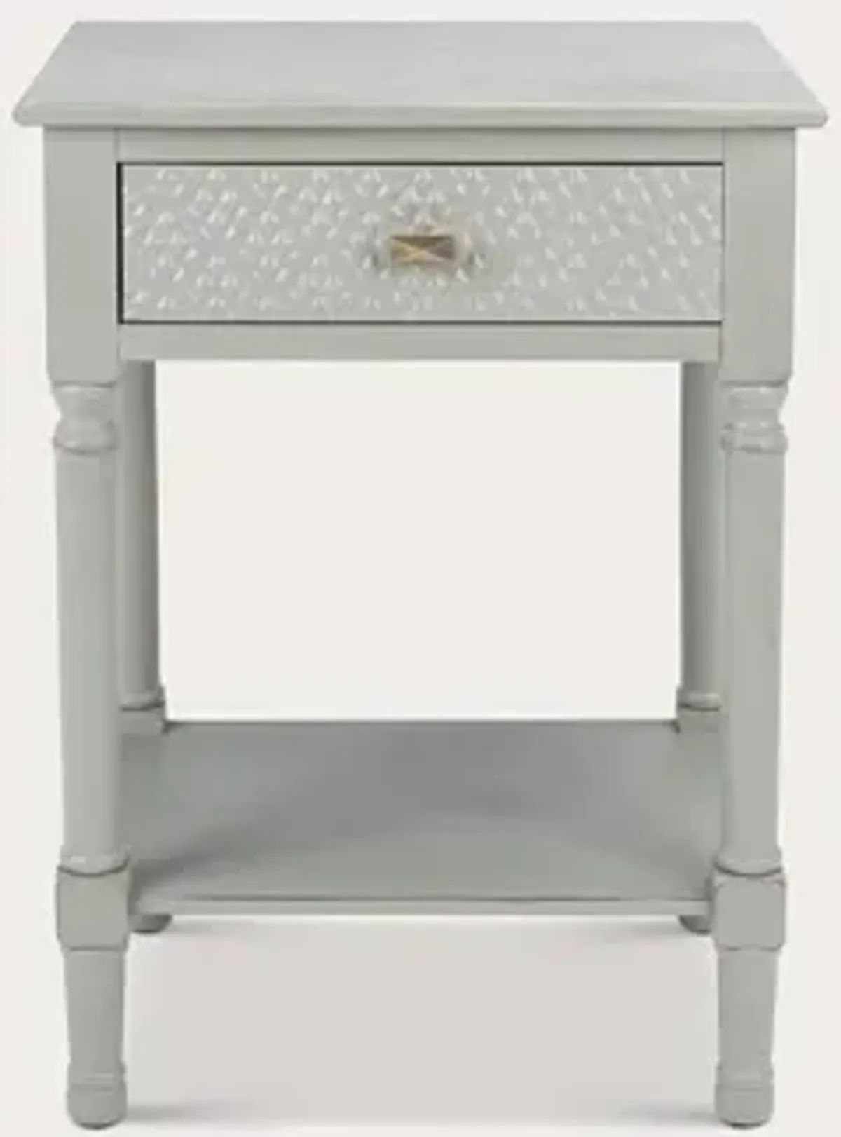 Safavieh Halton 1-Drawer Accent Table - Distressed Grey