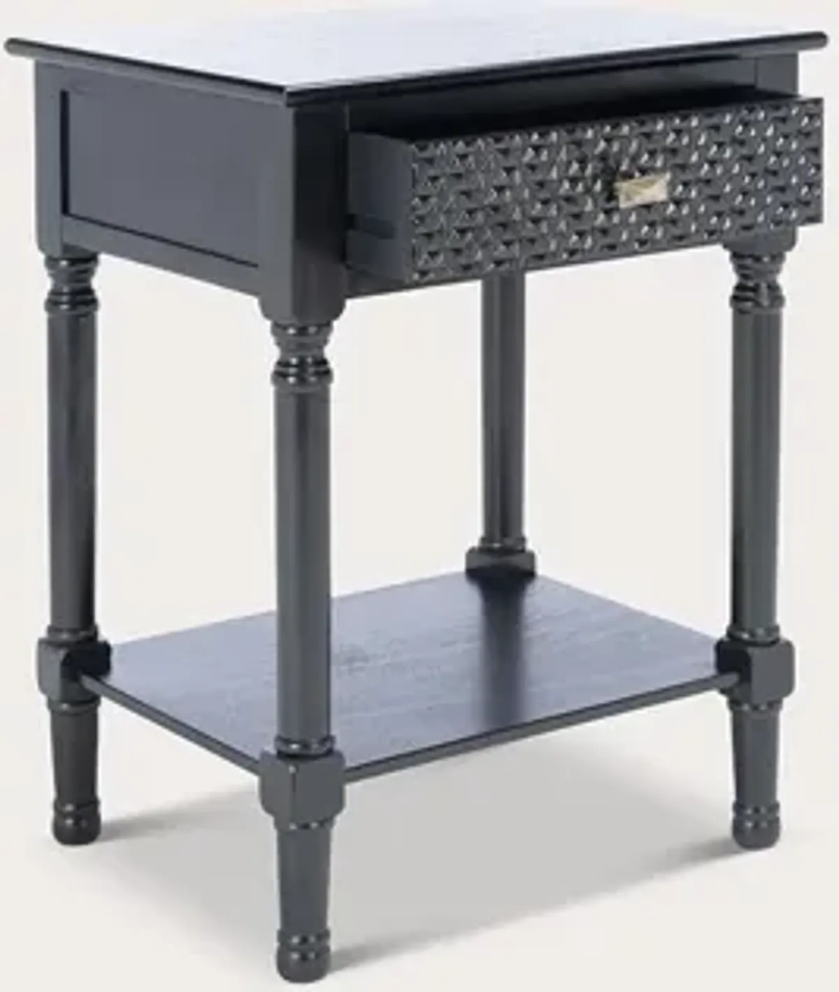 Safavieh Halton 1-Drawer Accent Table - Distressed Grey