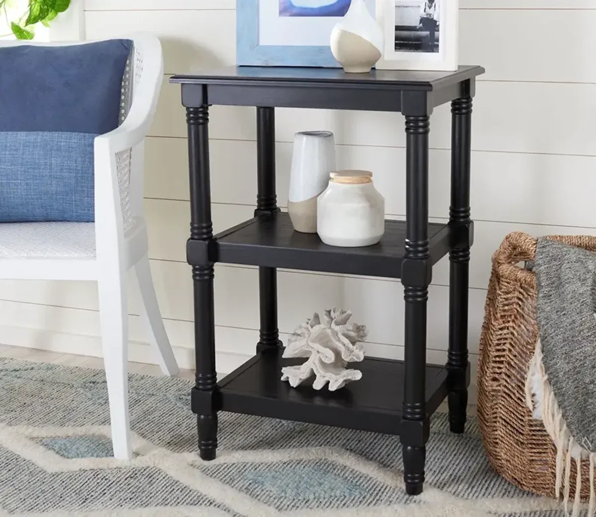 Safavieh Cassie 3-Shelf Accent Table - Greige