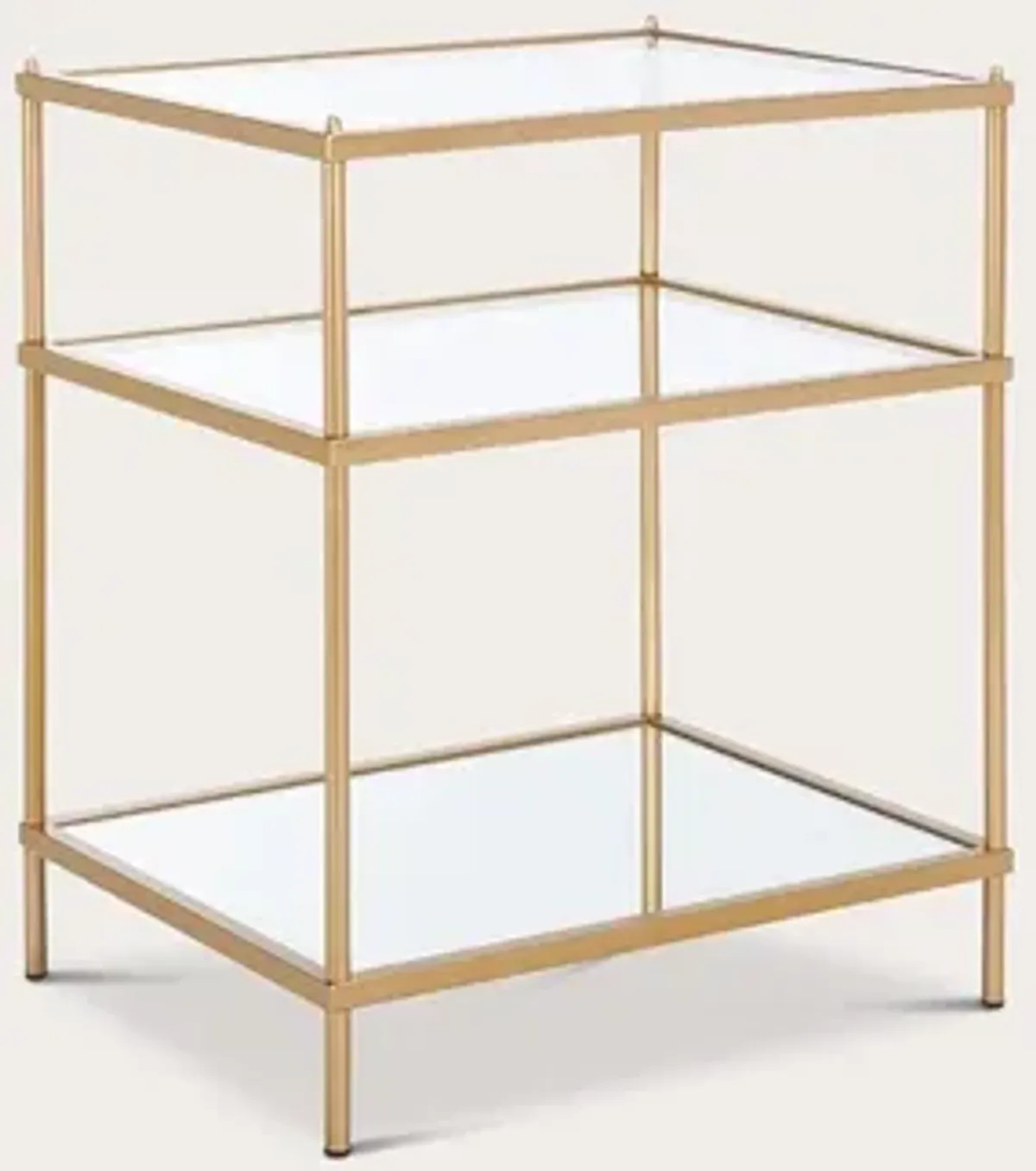 Safavieh Noelia 3-Tier Accent Table - Gold/Glass