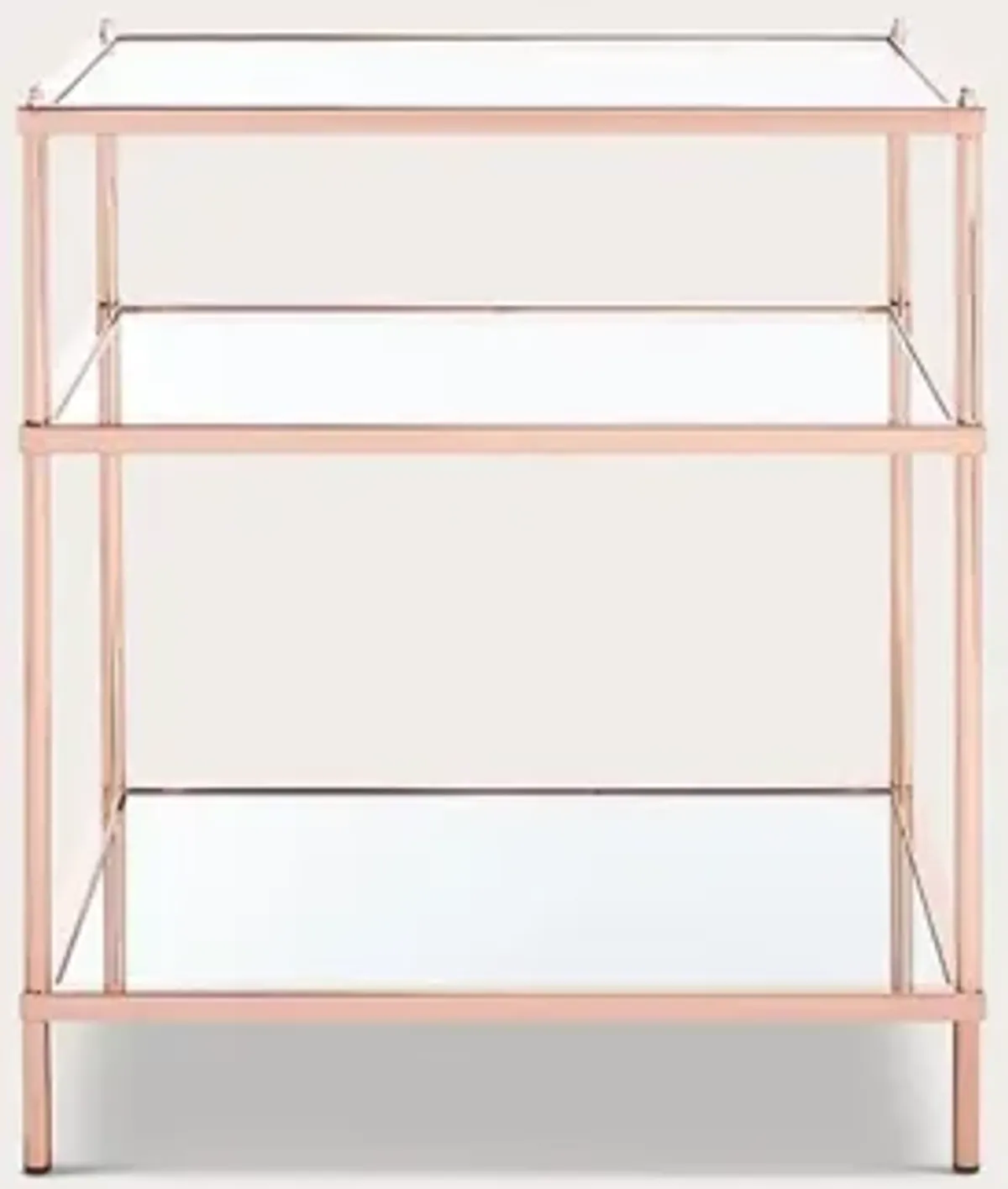 Safavieh Noelia 3-Tier Accent Table - Rose Gold