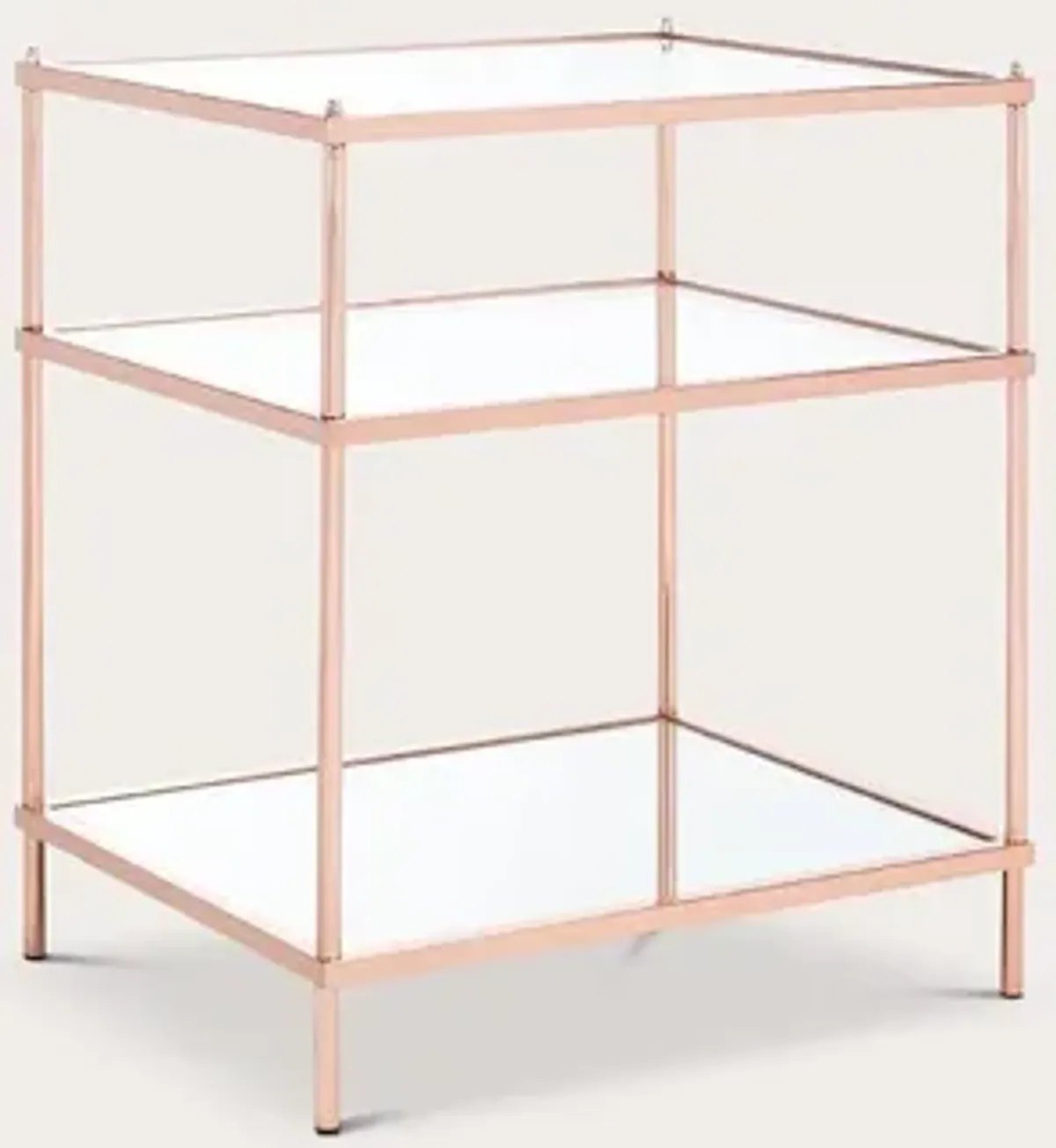 Safavieh Noelia 3-Tier Accent Table - Rose Gold