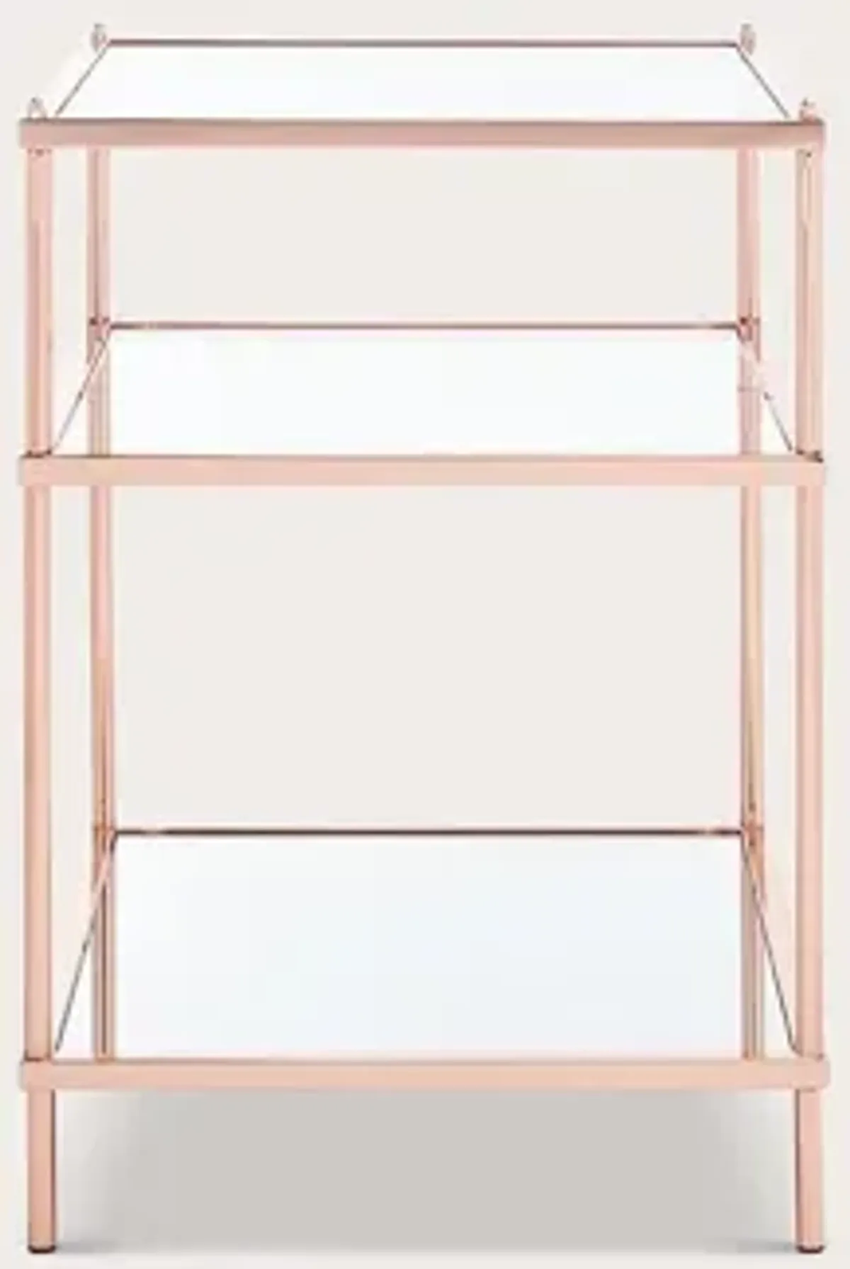 Safavieh Noelia 3-Tier Accent Table - Rose Gold