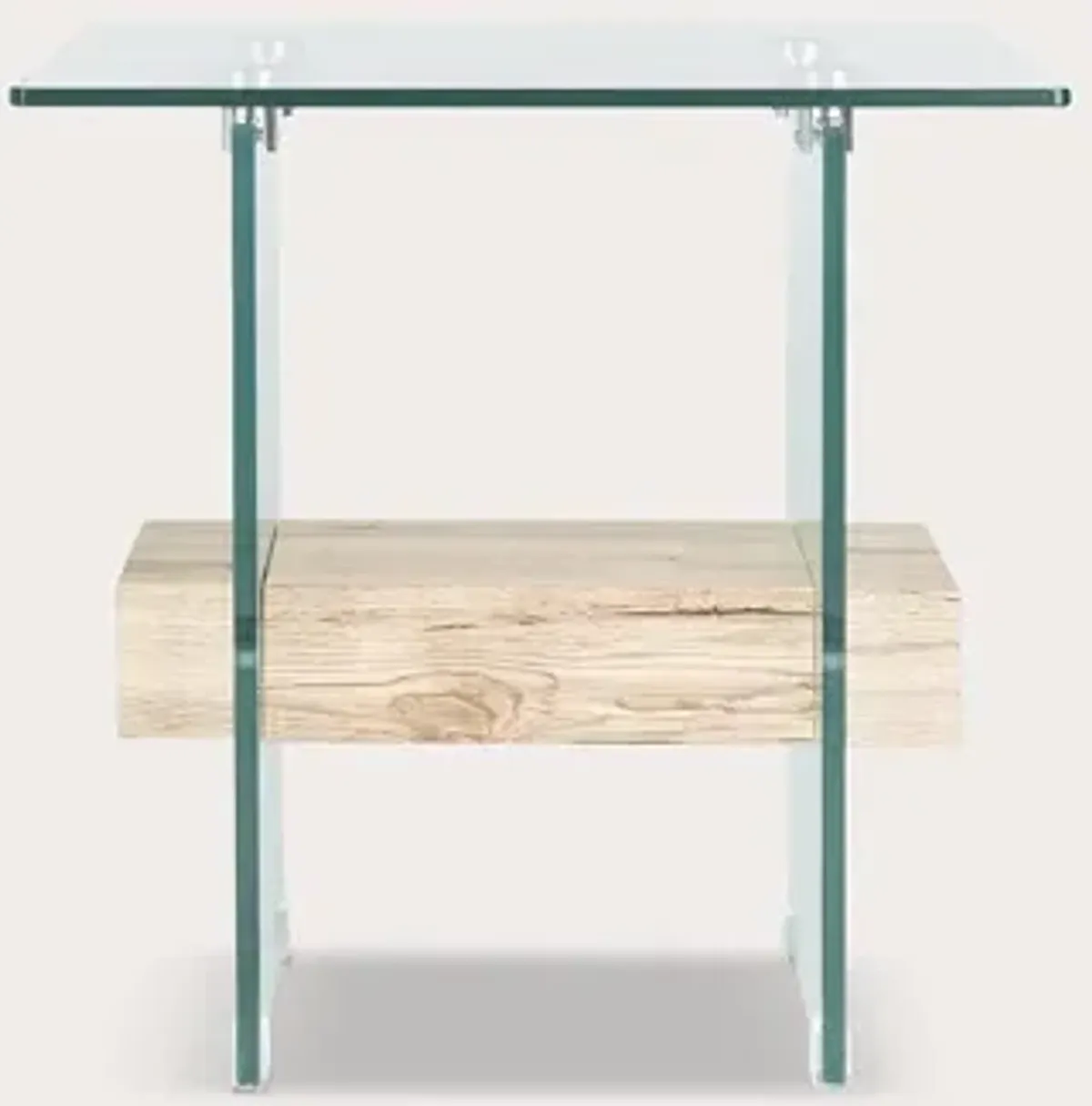 Safavieh Kayley Accent Table - Natural/Glass