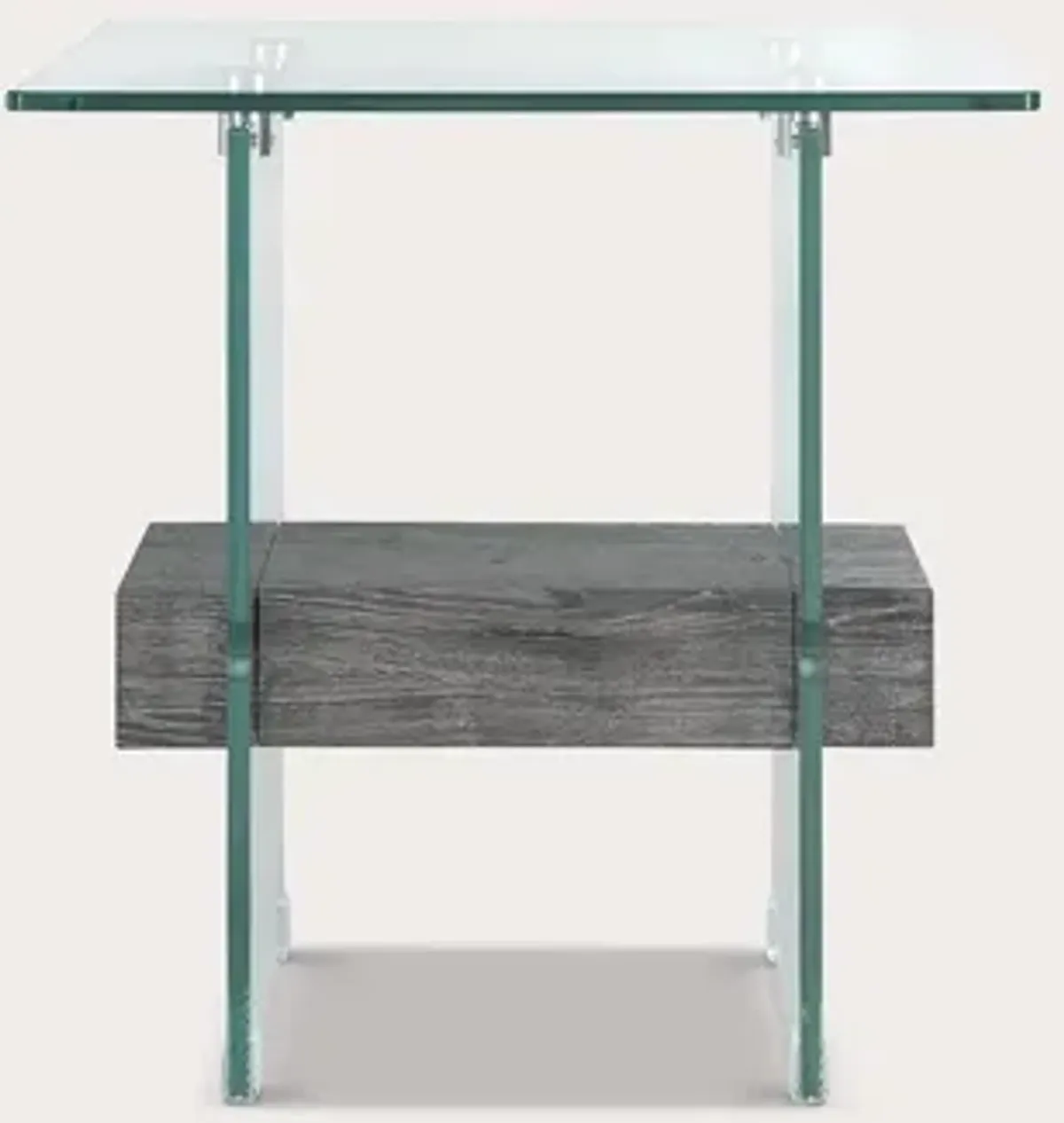 Safavieh Kayley Accent Table - Natural/Glass