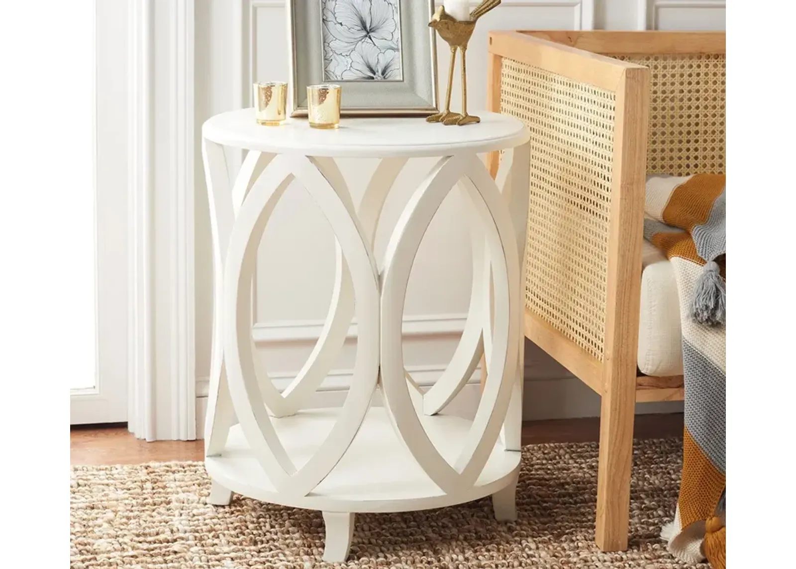 Safavieh Janika Accent Table - Ash Grey