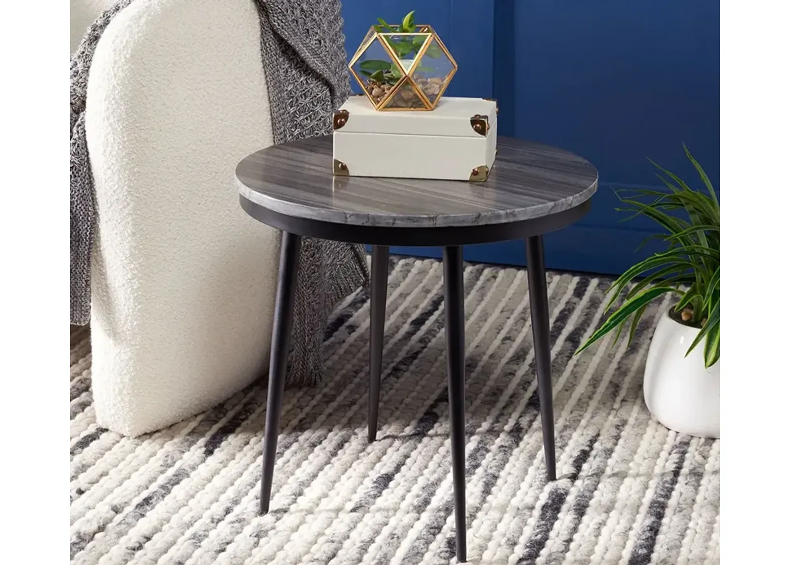 Safavieh Nylah Marble Side Table