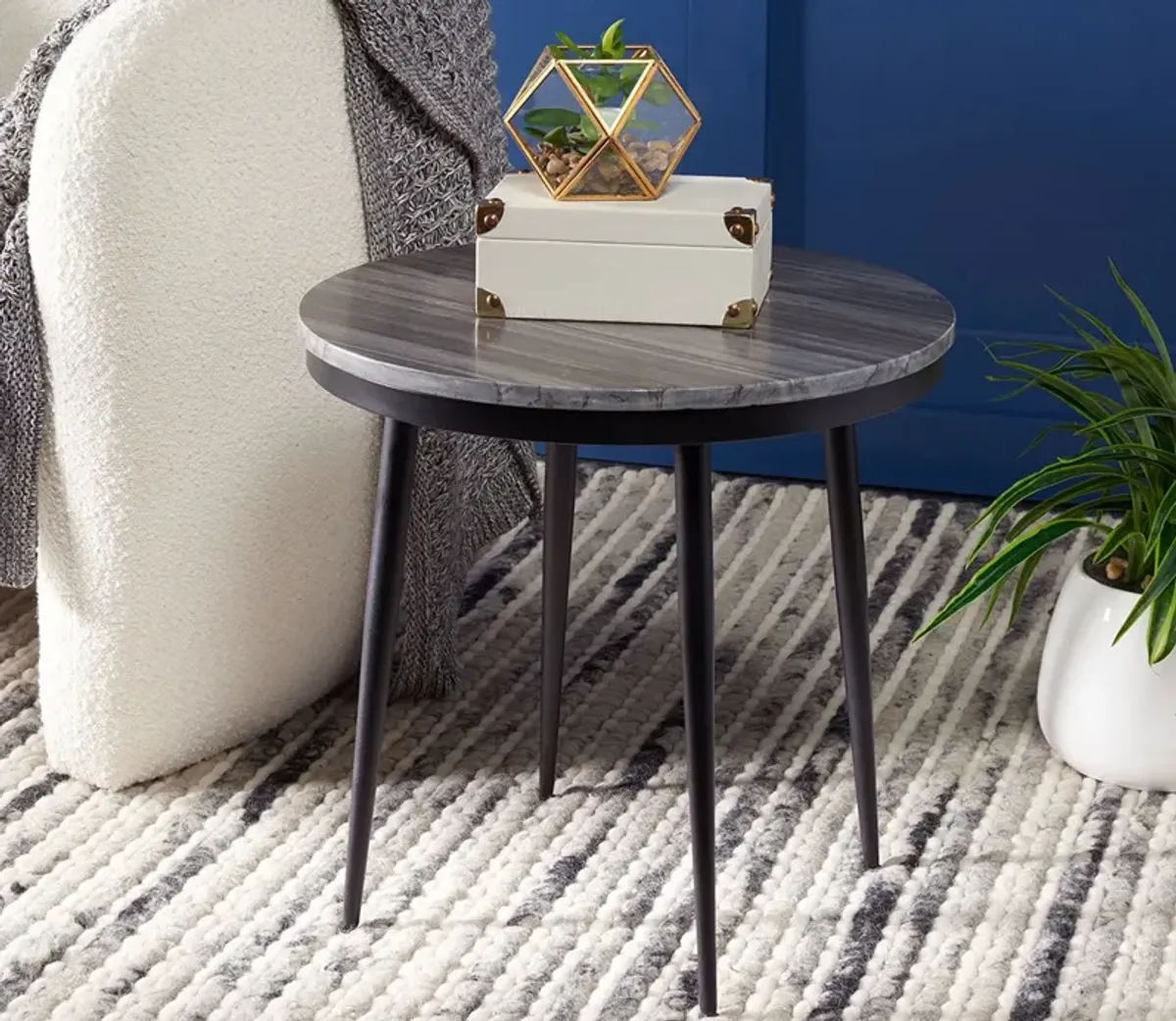 Safavieh Nylah Marble Side Table