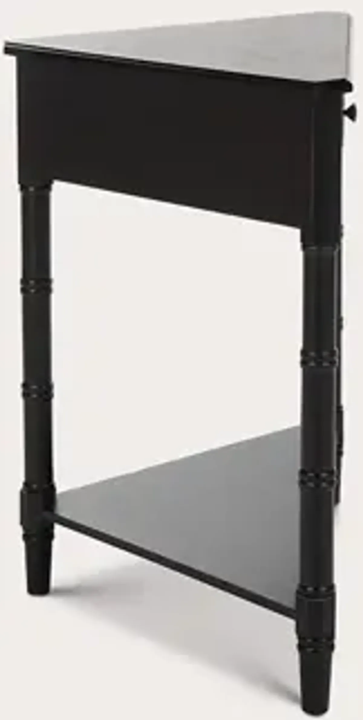 Safavieh Gomez Corner Table - Distressed Black