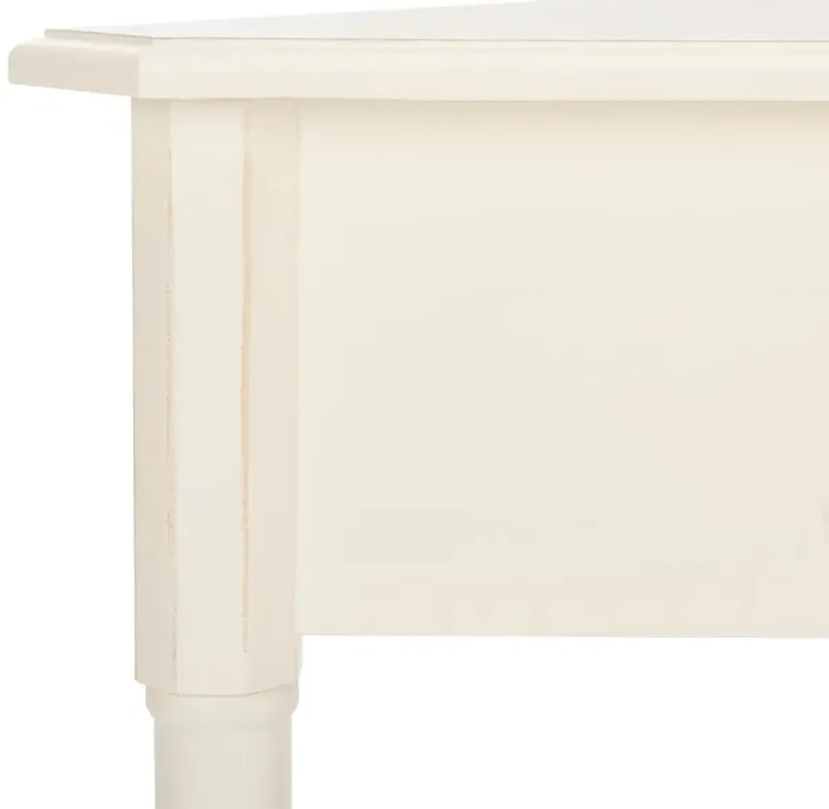 Safavieh Gomez Corner Table - Distressed Cream