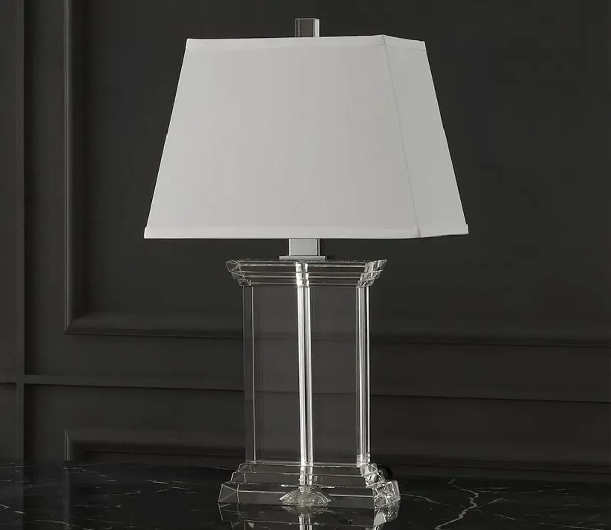 Safavieh Schmidt Crystal Table Lamp Handcrafted