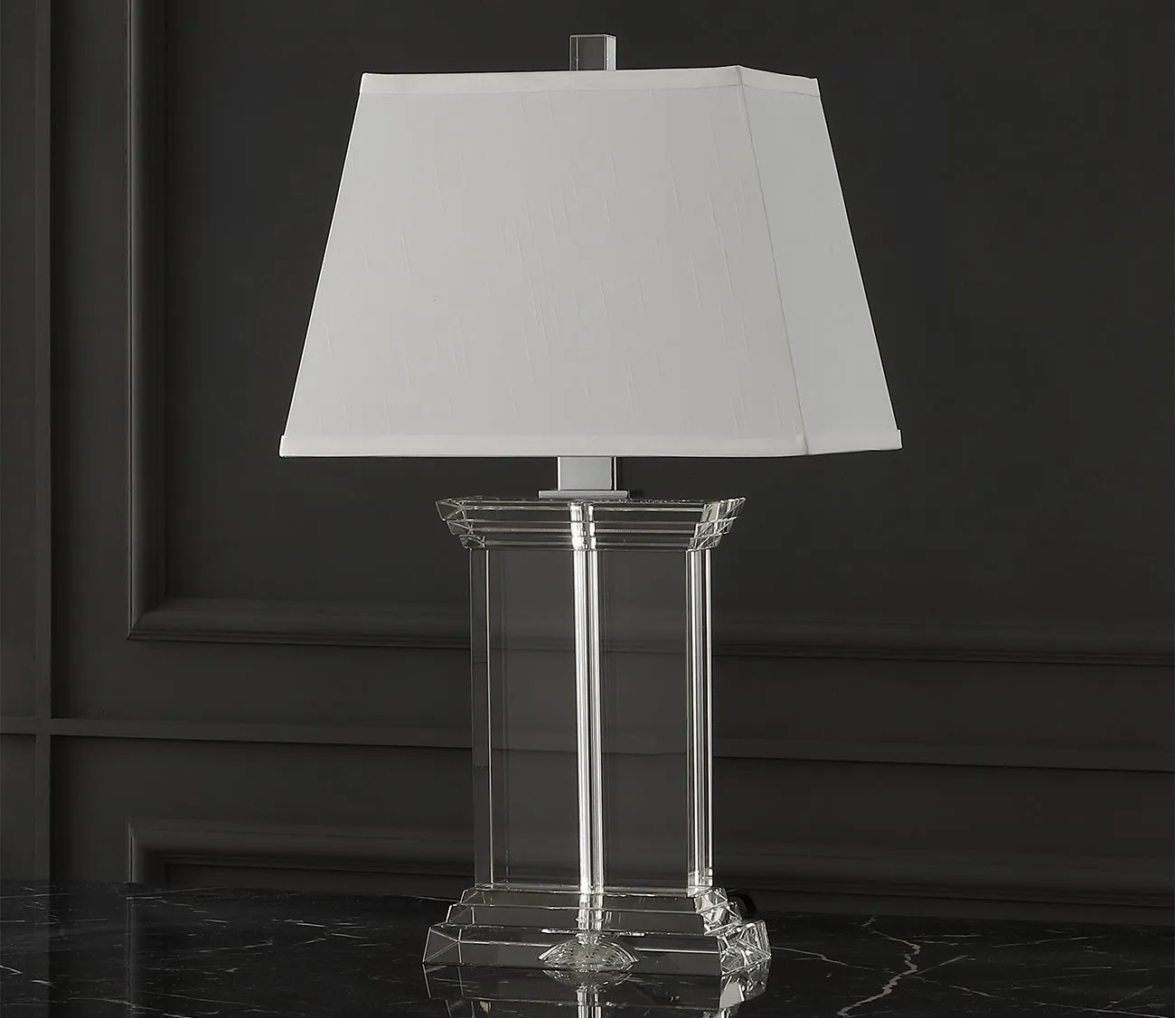 Safavieh Schmidt Crystal Table Lamp Handcrafted