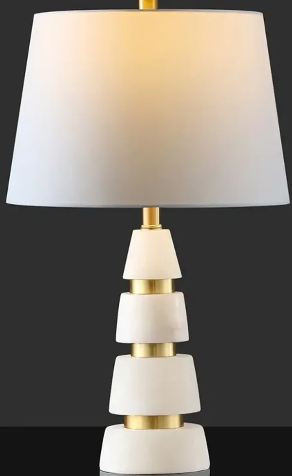 Safavieh Zhang Alabaster Table Lamp - White
