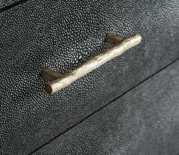 Safavieh Camden Faux Shagreen Nightstand - Grey