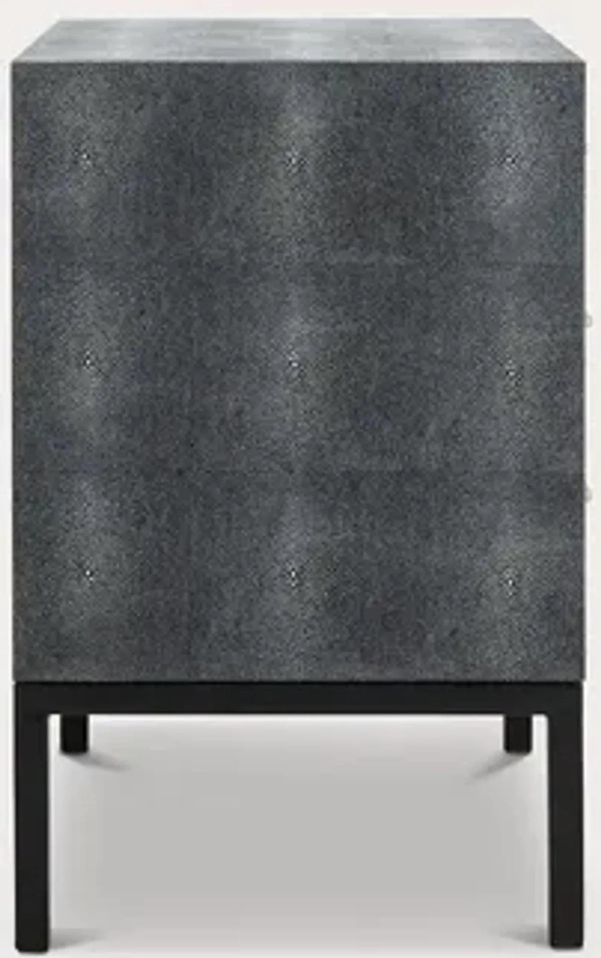 Safavieh Camden Faux Shagreen Nightstand - Black