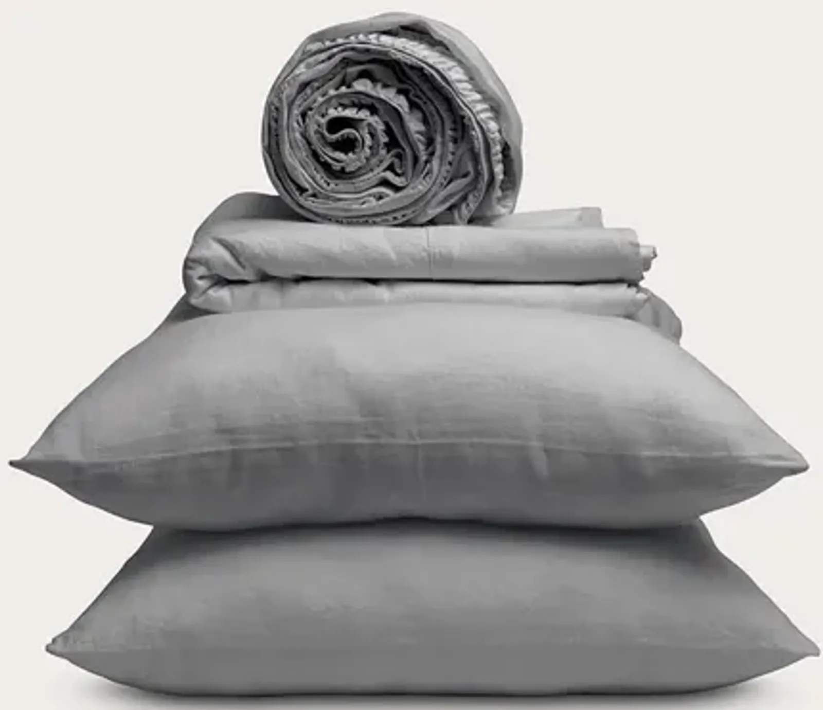 Dr. Weil by PureCare Dr. Weil Blended Linen Sheet Set - White - Queen