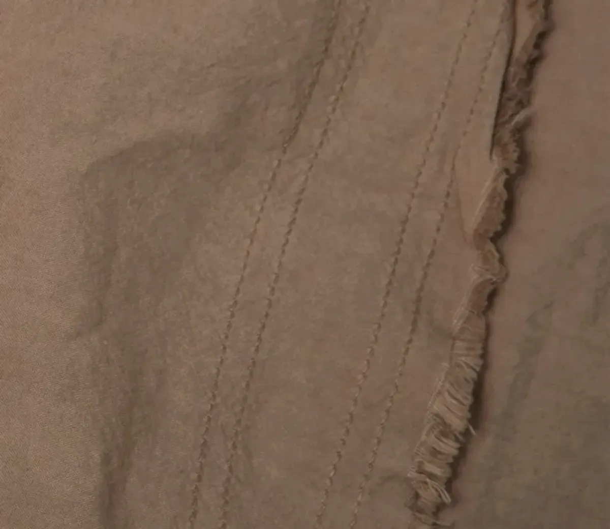 Dr. Weil by PureCare Dr. Weil Garment Washed Percale Pillowcases - Desert Sand - King