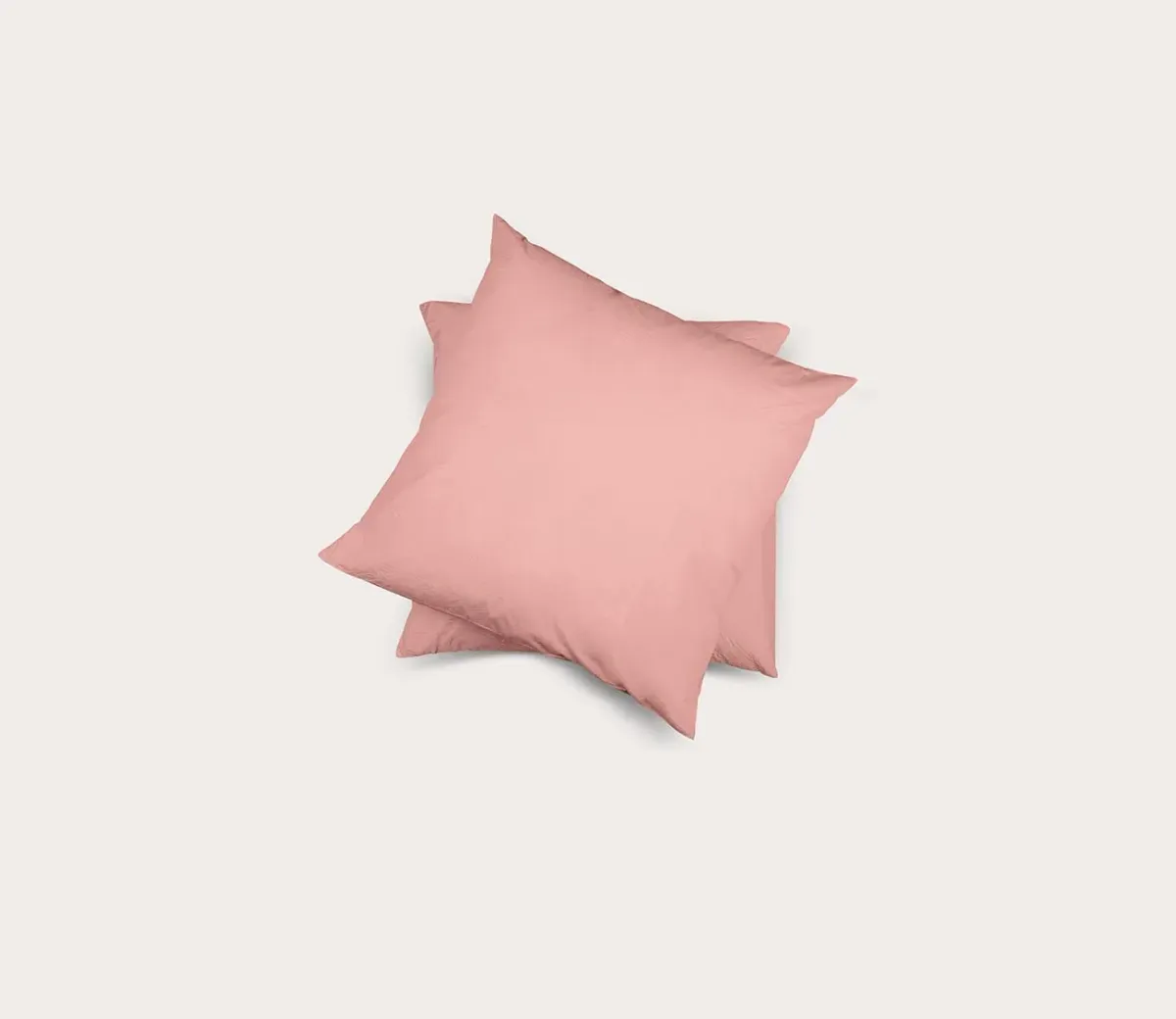 Dr. Weil by PureCare Dr. Weil Garment Washed Percale Pillow Shams - Pink Sandstone - Queen