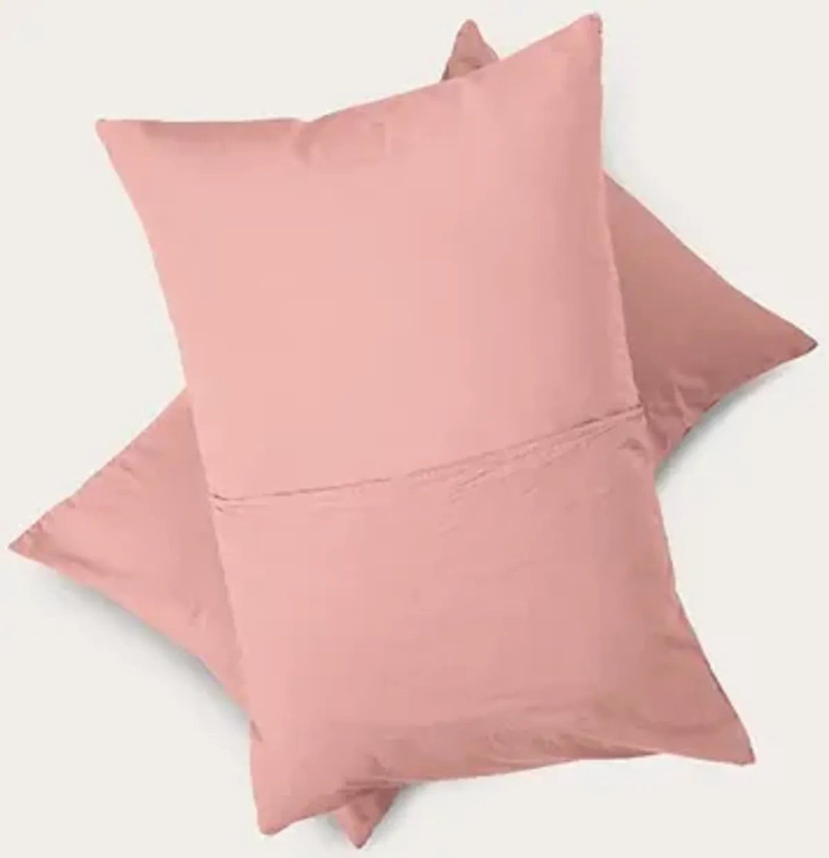 Dr. Weil by PureCare Dr. Weil Garment Washed Percale Pillow Shams - Pink Sandstone - Euro