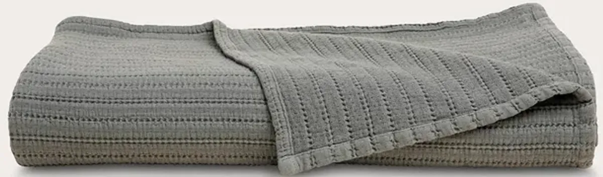Dr. Weil by PureCare Dr. Weil Ridgeback Coverlet Handcrafted - Ecru - King/California King