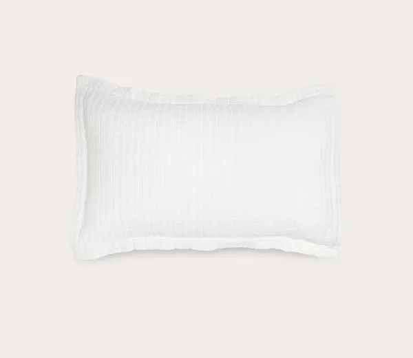 Dr. Weil by PureCare Dr. Weil Ridgeback Pillow Sham Handcrafted - Agave - Queen