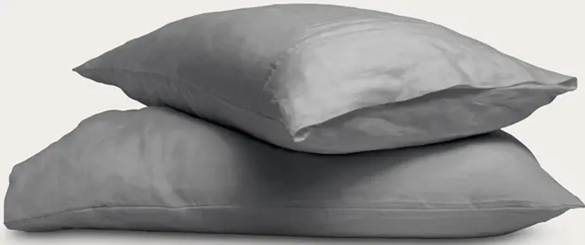 Dr. Weil by PureCare Dr. Weil Relaxed Hemp Pillowcases - Grey Pinstripe - King