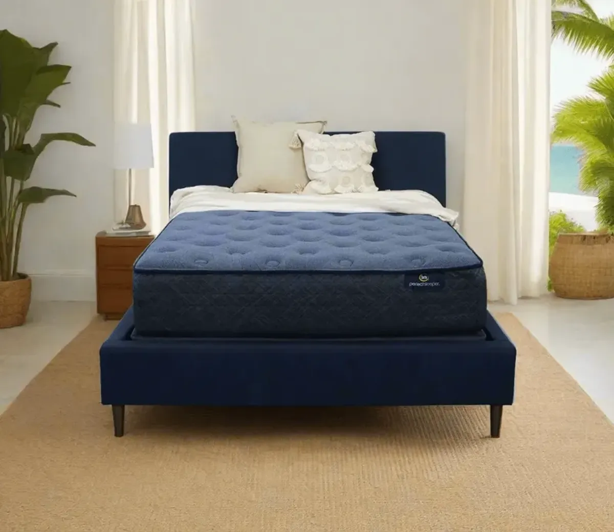 Serta Perfect Sleeper Delray Plush Innerspring Mattress - Memory Foam - Twin XL