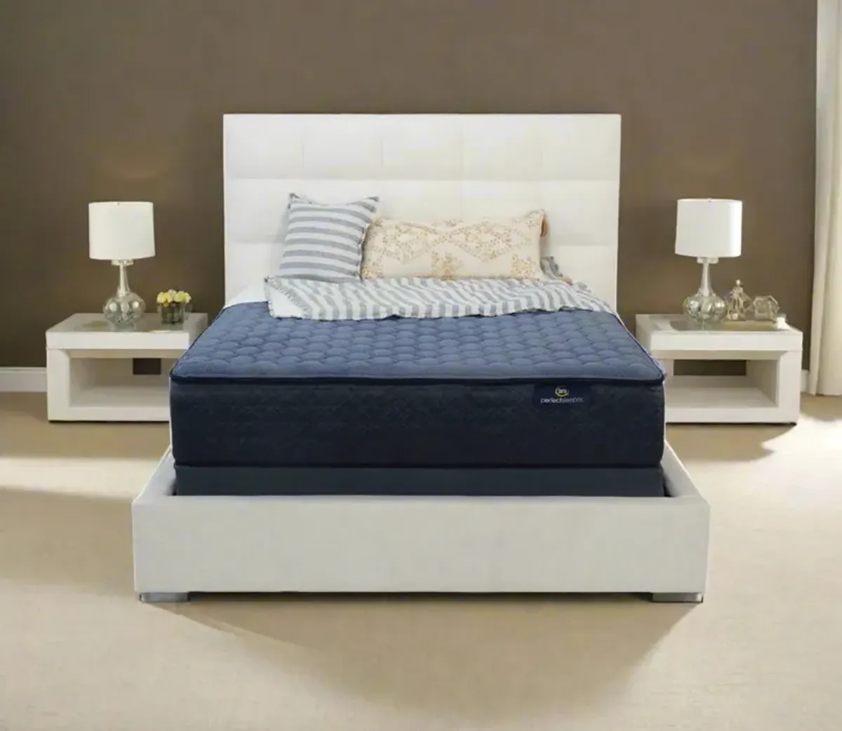 Serta Perfect Sleeper Delray Extra Firm Innerspring Mattress - Memory Foam - Twin