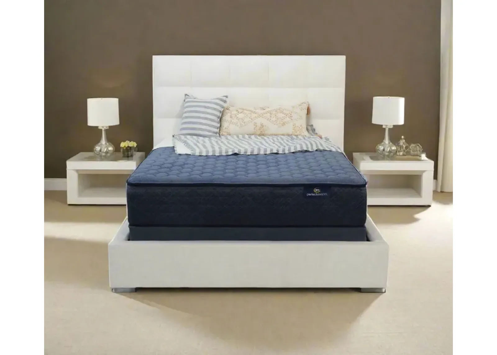 Serta Perfect Sleeper Delray Extra Firm Innerspring Mattress - Memory Foam - Twin