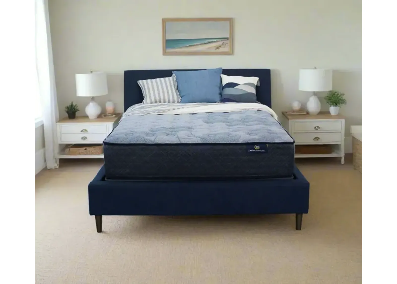 Serta Perfect Sleeper Naples Medium Innerspring Mattress - Memory Foam - Full