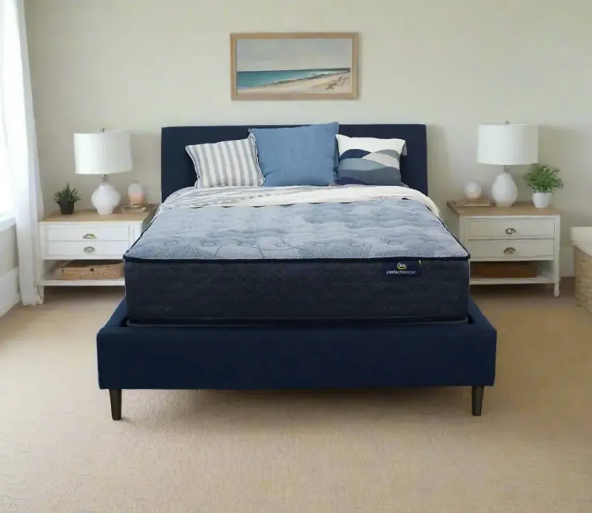 Serta Perfect Sleeper Naples Medium Innerspring Mattress - Memory Foam - Full