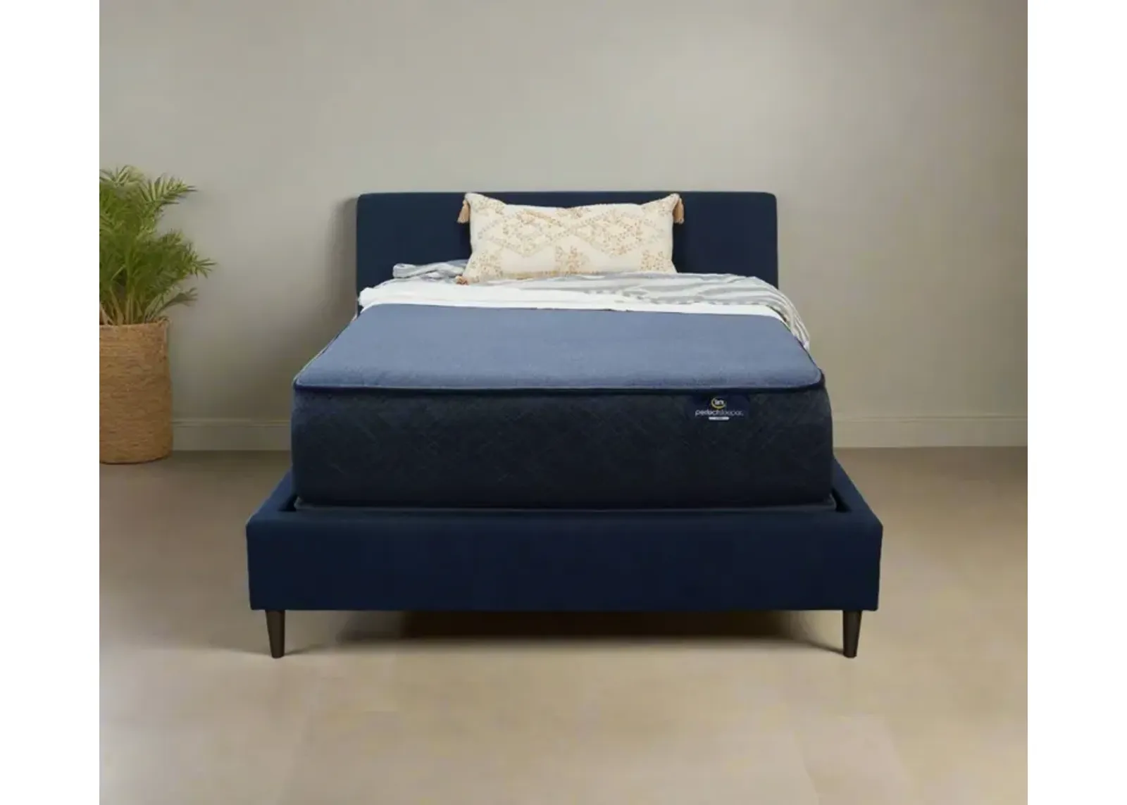 Serta Perfect Sleeper Pompano Bay Plush Hybrid Mattress - Memory Foam - Twin