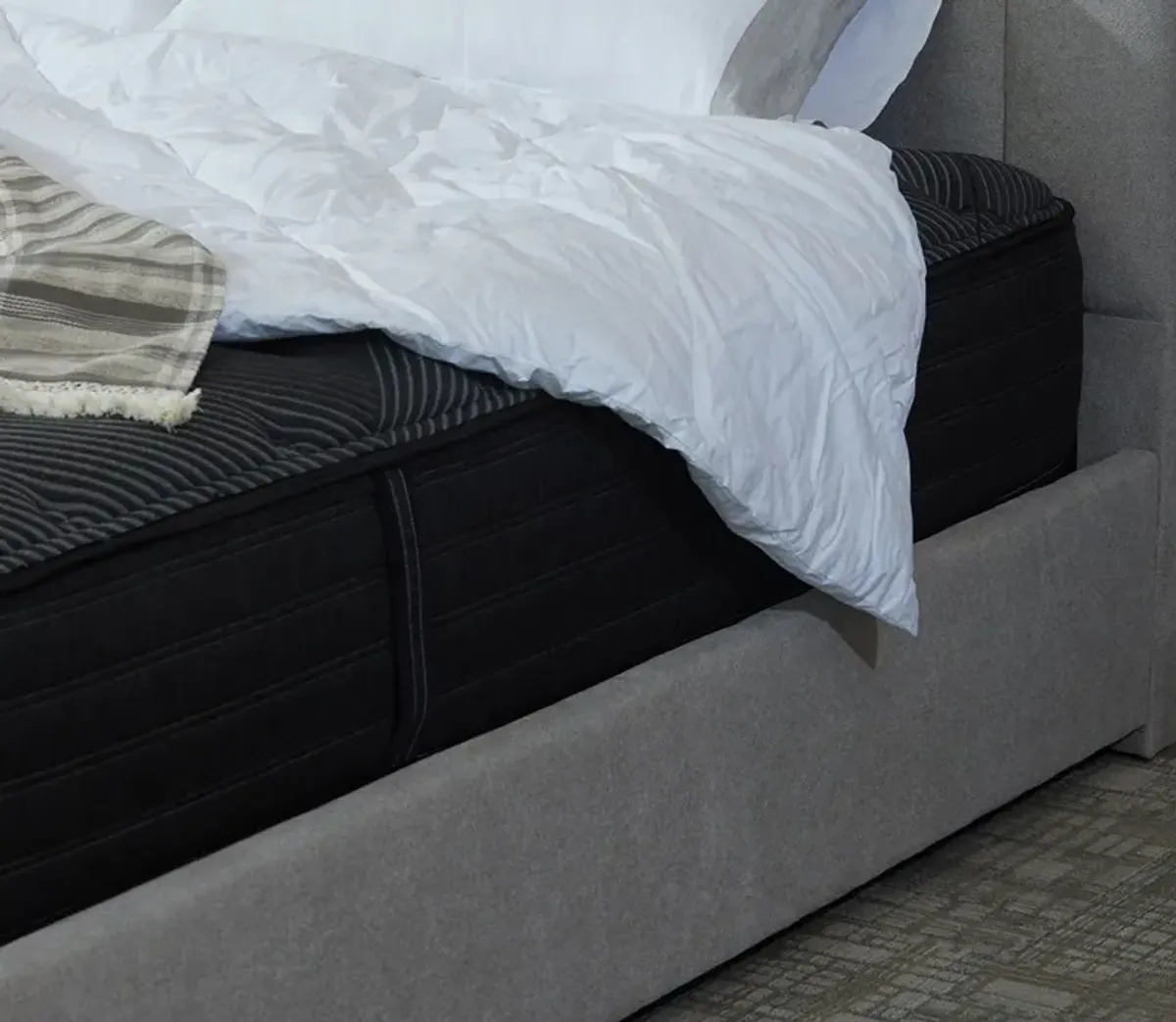 CM Home Kemper Storage Bed - Oyster - King